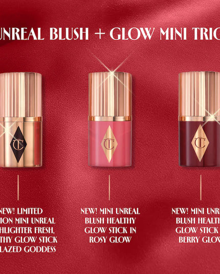 Mini Unreal Blush + Glow Trio