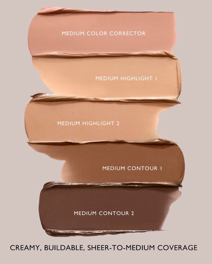 Light - Underpainting Face Highlight & Contour Palette