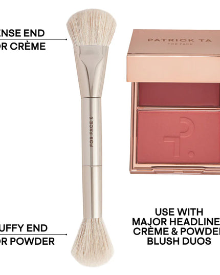 Dual Ended Precision Blush Brush