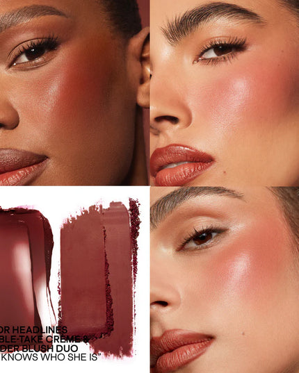 She Knows Who She Is - Major Headlines Double-Take créme & Podwer Blush Duo