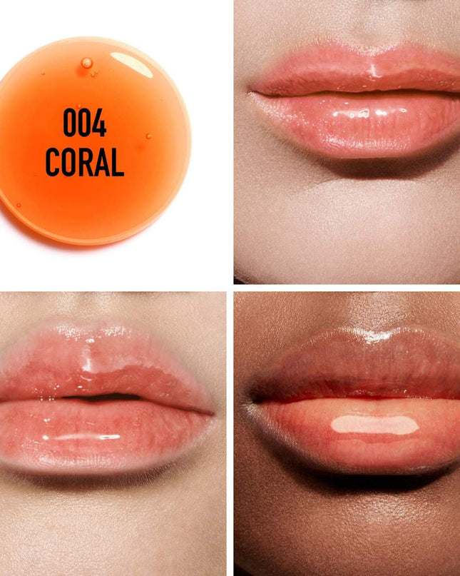 004 Coral - Lip Glow Oil Hydrating High-Shine Gloss