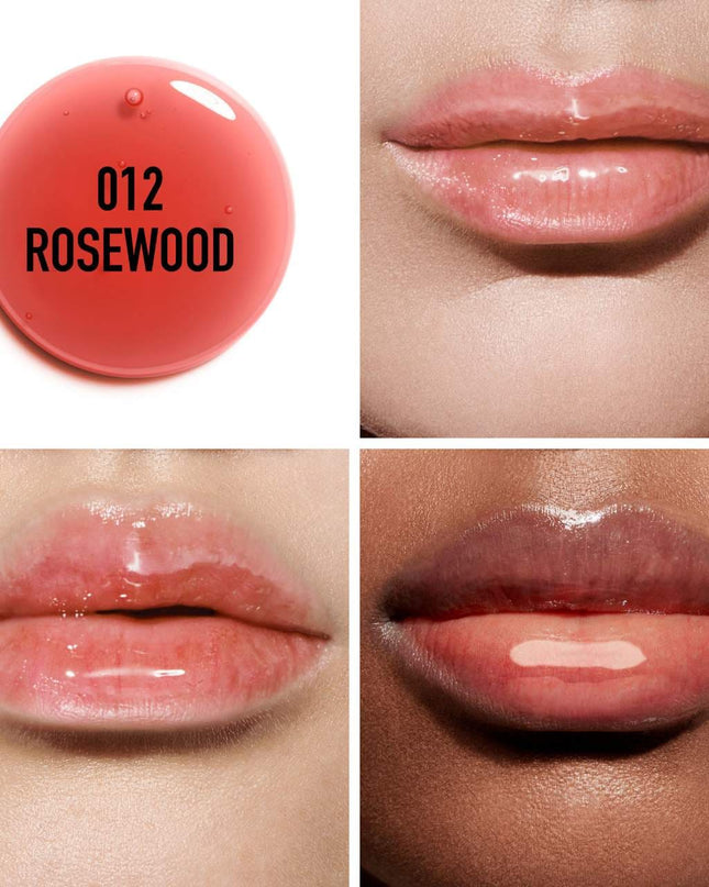 012 Rosewood - Lip Glow Oil Hydrating High-Shine Gloss