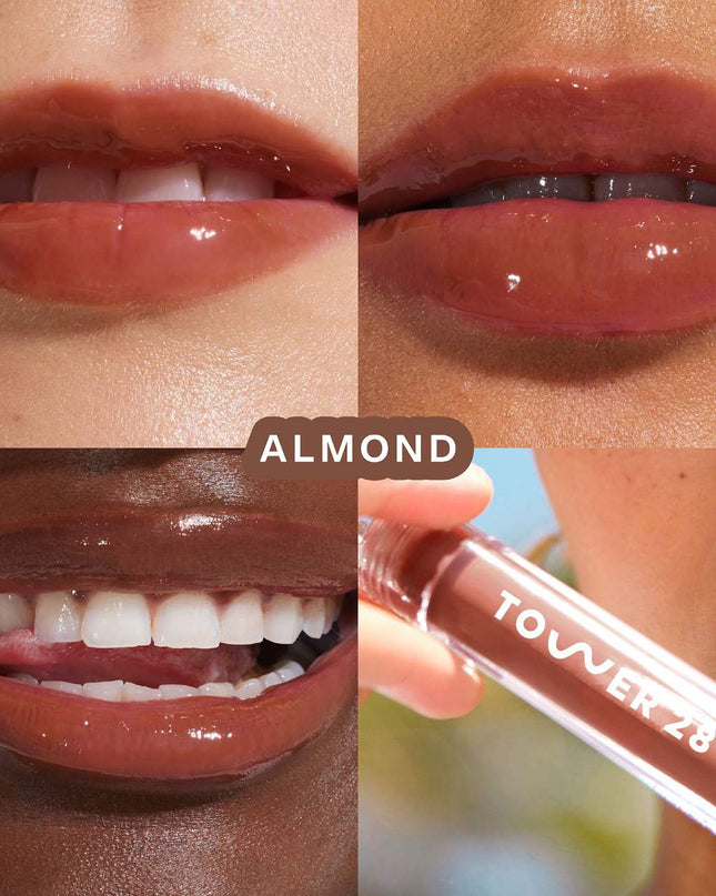 Almond - ShineOn Lip Jelly Hydrating Non-Sticky Lip Oil