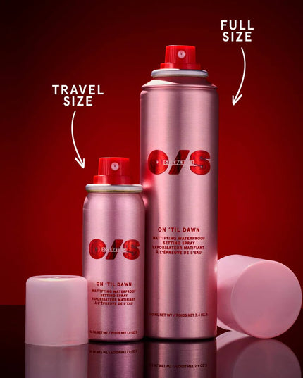On ‘Til Dawn Mattifying Waterproof Setting Spray Travel