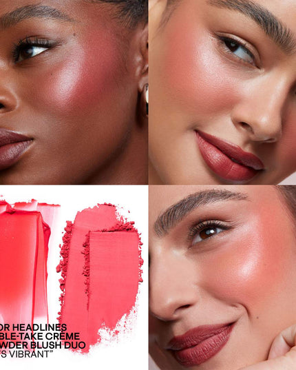 Major Headlines Double-Take créme & Podwer Blush Duo
