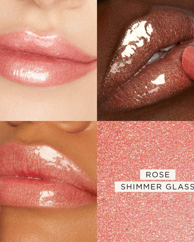 Rose Shimmer Glass -Maracuja Juicy  Lip Plumping Gloss