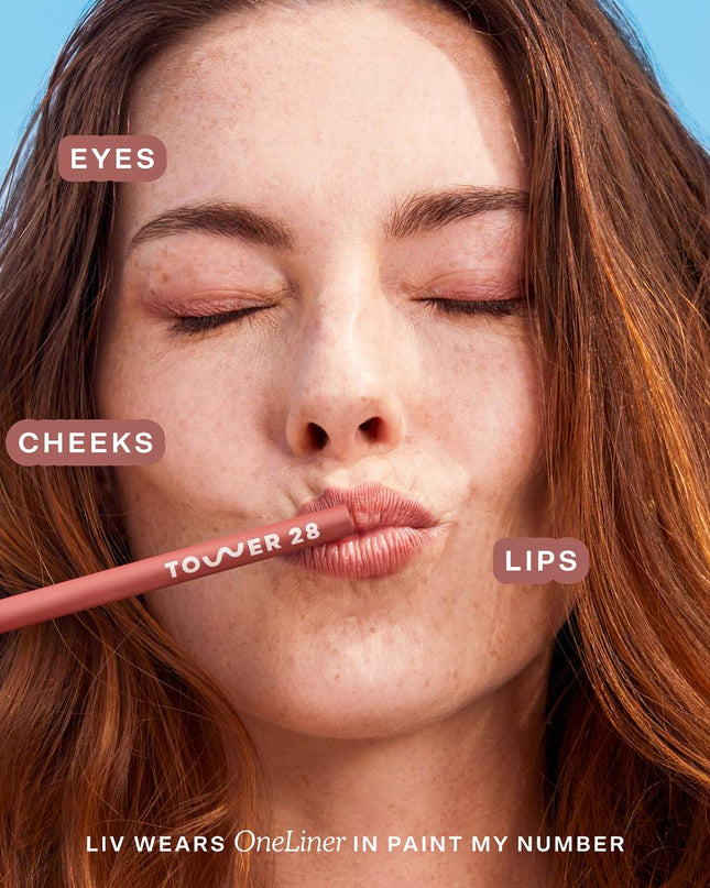 Paint My Number - OneLiner Lip Liner + Eyeliner + Cheek Pencil