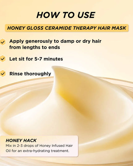 Mini Honey Gloss Ceramide Therapy Hydrating Hair Mask
