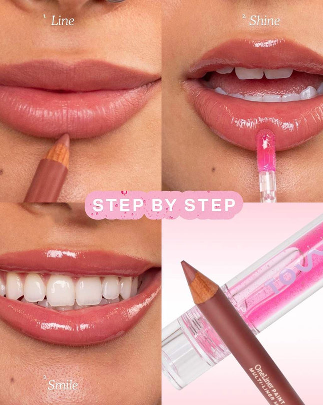 Line + Shine Lip Pencil and Lip Gloss Gift Set