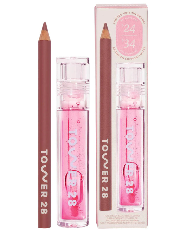 Line + Shine Lip Pencil and Lip Gloss Gift Set