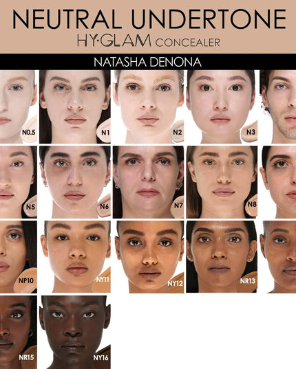 Hy-Glam Brightening & Hydrating Medium to Full Coverage Crease Proof Serum Concealer