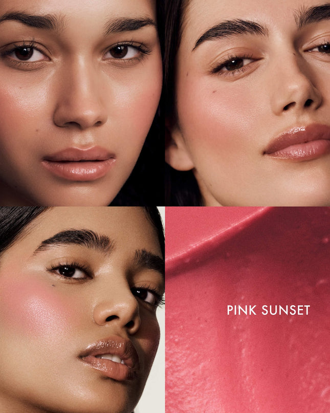 Pink Sunset - Blush Butter Balm Hydrating Cream Blush with Peptides