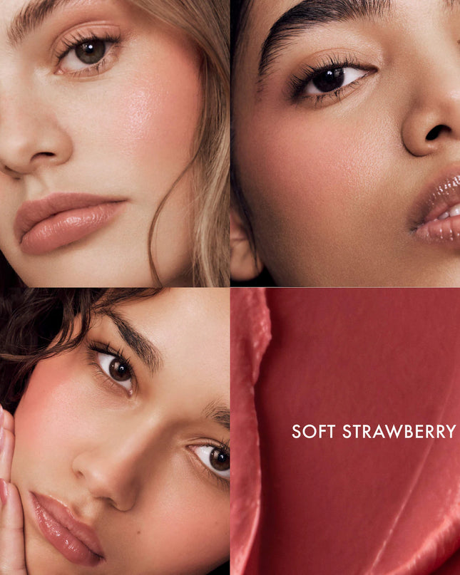 Soft Strawberry - Blush Butter Balm Hydrating Cream Blush with Peptides