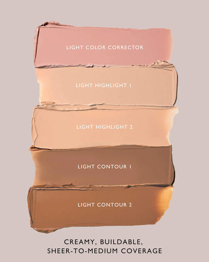 Light - Underpainting Face Highlight & Contour Palette