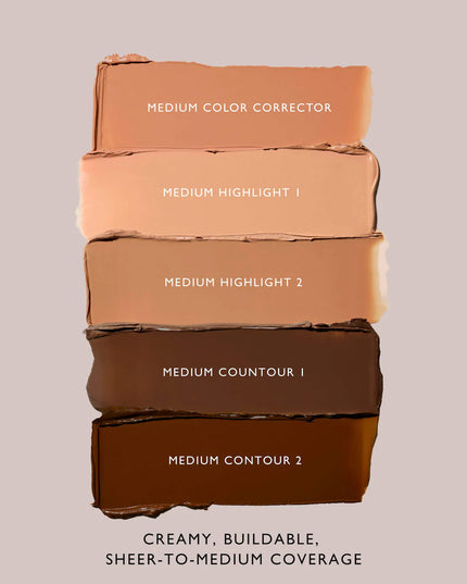 Medium - Underpainting Face Highlight & Contour Palette