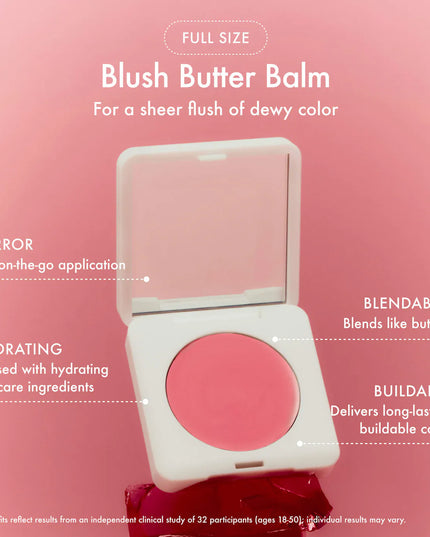 The Dewy Pink Set with mini Lip Butter Balm in Pink Sugar