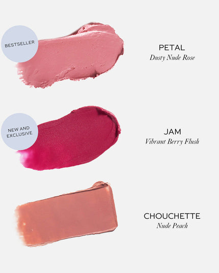 Mini Baby Cheeks Lip + Cheek Cream Blush Stick Trio Gift Set