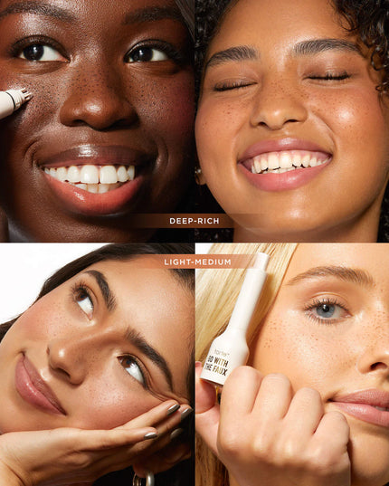 go with the faux freckle stamp