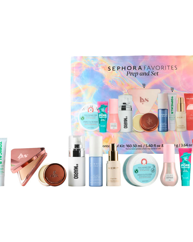 Prep & Set Makeup and Skincare Value Set