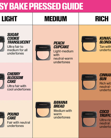 Pound Cake - Easy Bake Airbrush Matte Pressed Setting Powder