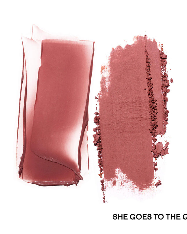 She goes to the gym - Mini Major Headlines Double-Take Crème & Powder Blush Duo