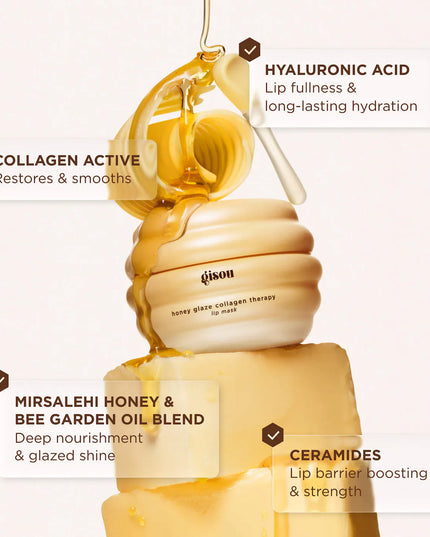 Honey Glaze Collagen Therapy Lip Mask