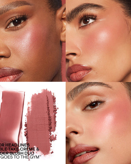 Mini Must-Have Major Headlines Double-Take Crème & Powder Blush Duo Set