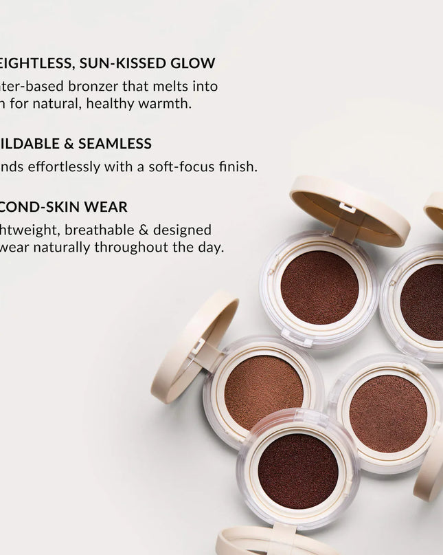 Water Bronzer Liquid Cushion with Ceramides