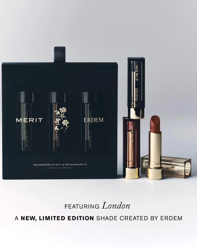 MERIT x Erdem Signature Lip Gift Set