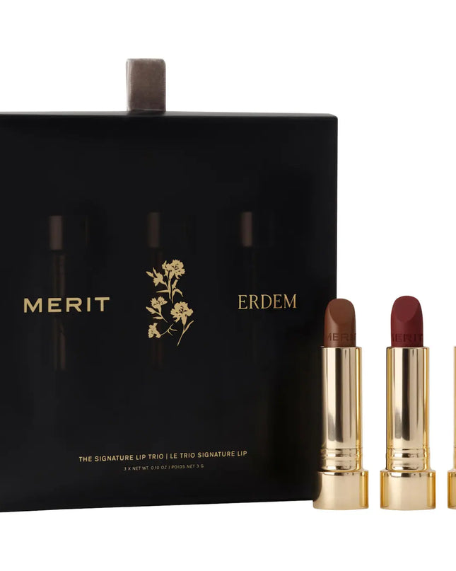 MERIT x Erdem Signature Lip Gift Set