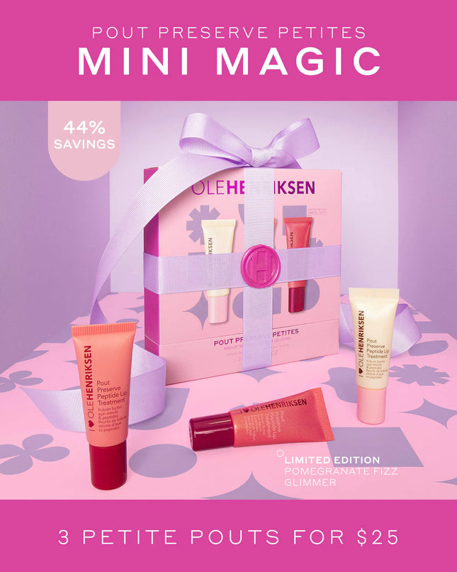 Pout Preserve Mini Hydrating Peptide Lip Trio Set