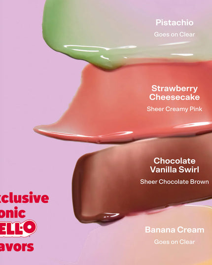 JELL-O™  X TOWER 28 Lil' Pudding Mini Lip Softie Gift Set
