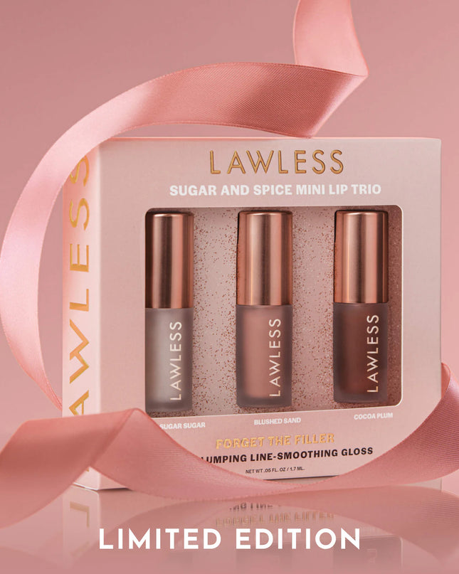 Mini Forget the Filler Sugar and Spice Lip Trio Gift Set