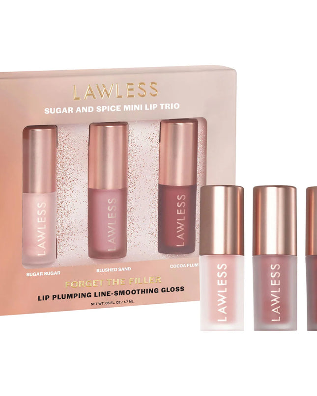 Mini Forget the Filler Sugar and Spice Lip Trio Gift Set